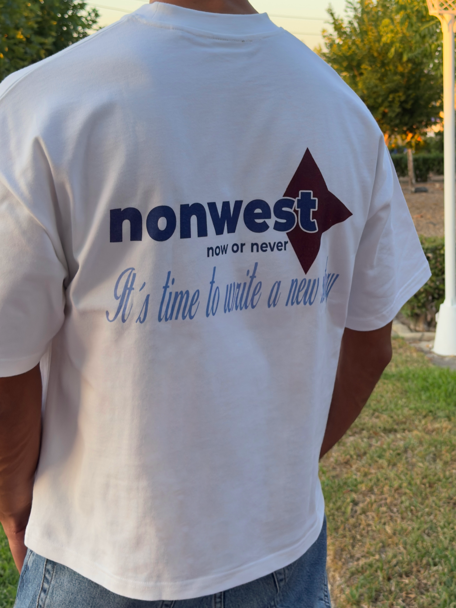 Camiseta Oversized Star White