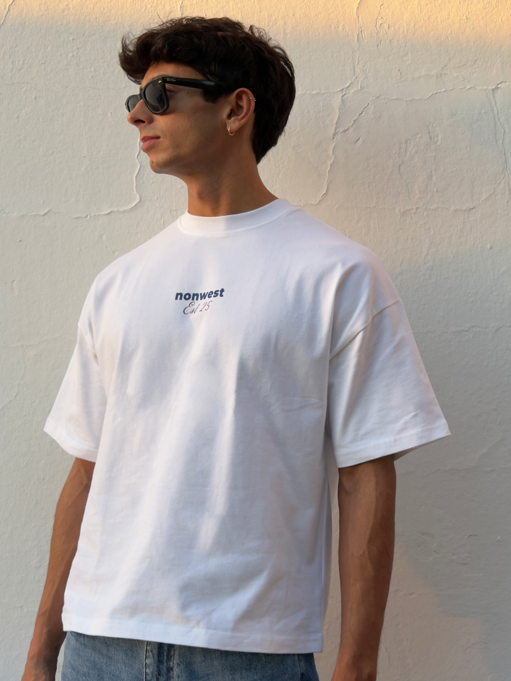 Camiseta Oversized Star White