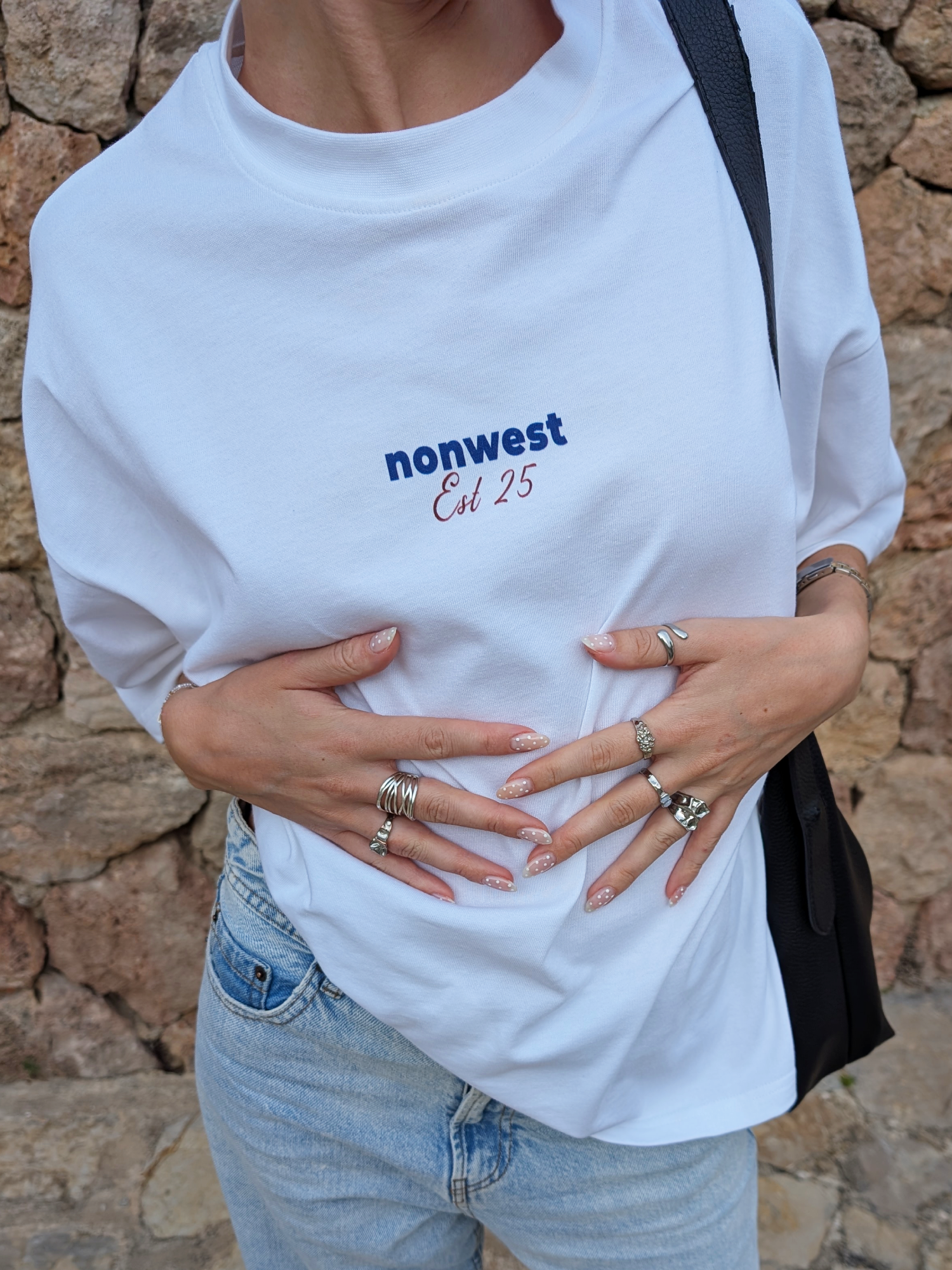 Camiseta Oversized Star White