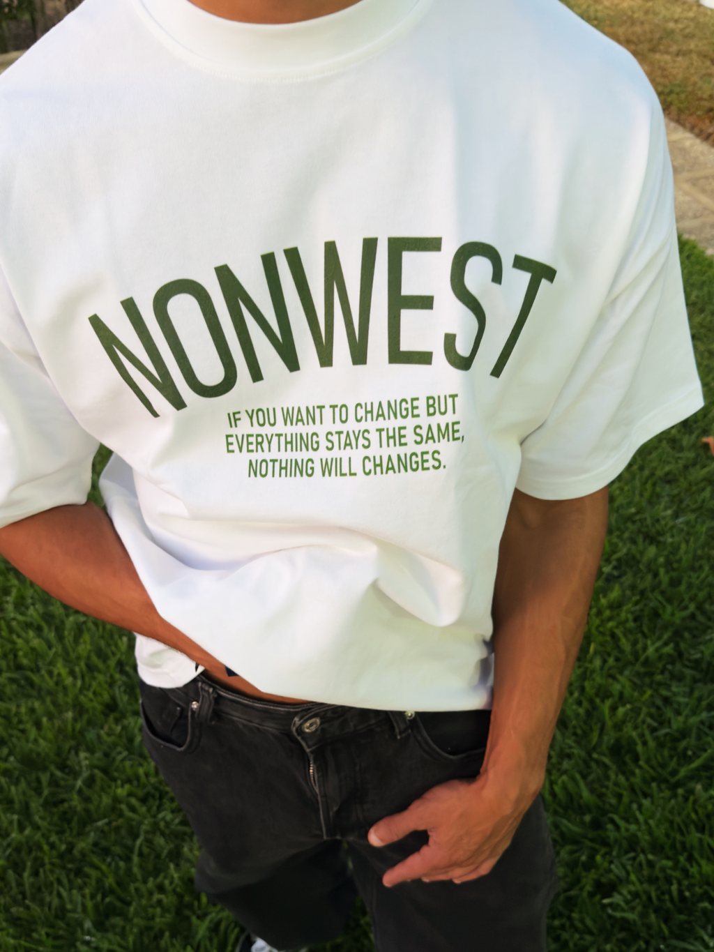 Camiseta Oversized Change White