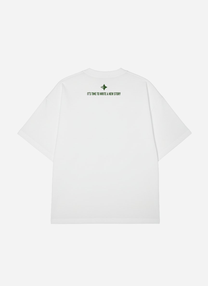 Camiseta Oversized Change White